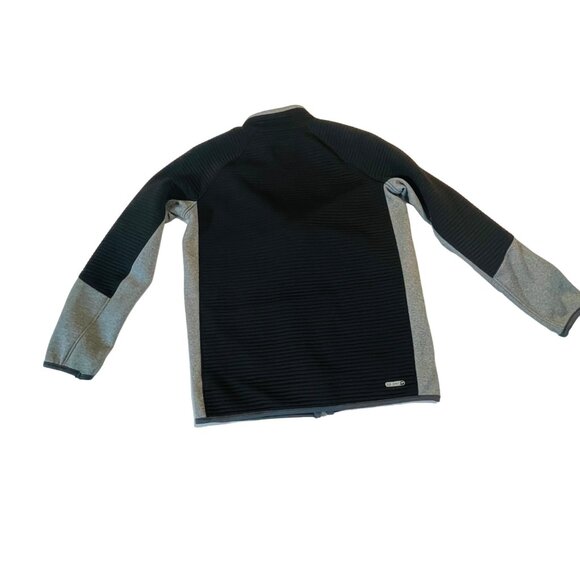 Old Navy Active Full-Zip Black & Gray Jacket XL Boys - Picture 2 of 9
